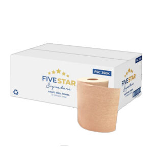 Five Star Kraft Roll Paper Towel, Brown