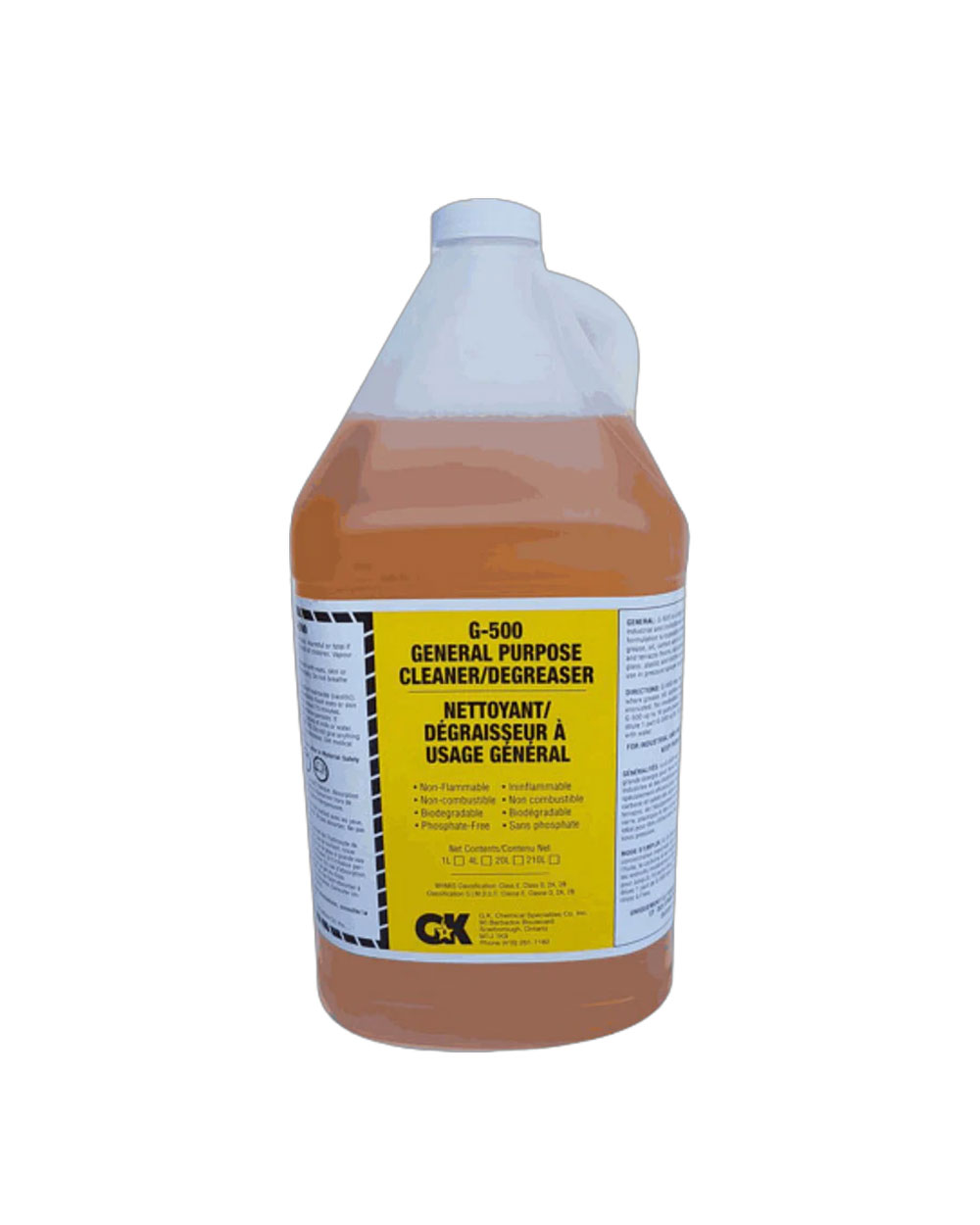G-500 General Purpose Cleaner & Degreaser 4L