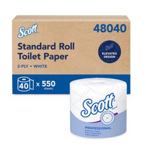 Scott® Standard 2-PlyToilet Paper, 40 Rolls