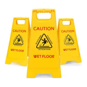 Yellow Wet Floor Sign